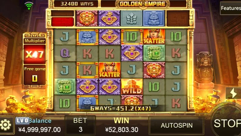 Golden Empire Slot Review: Megaways Paylines and Wild Transformations - Detailed Mechanics and Interface